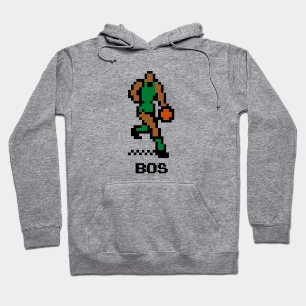 8-Bit Basketball - Boston Hoodie by The Pixel League